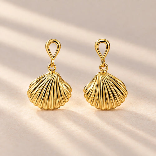 Seashell Drop Earrings