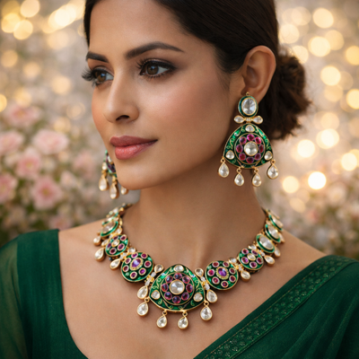 Kundan Jewellery Necklace
