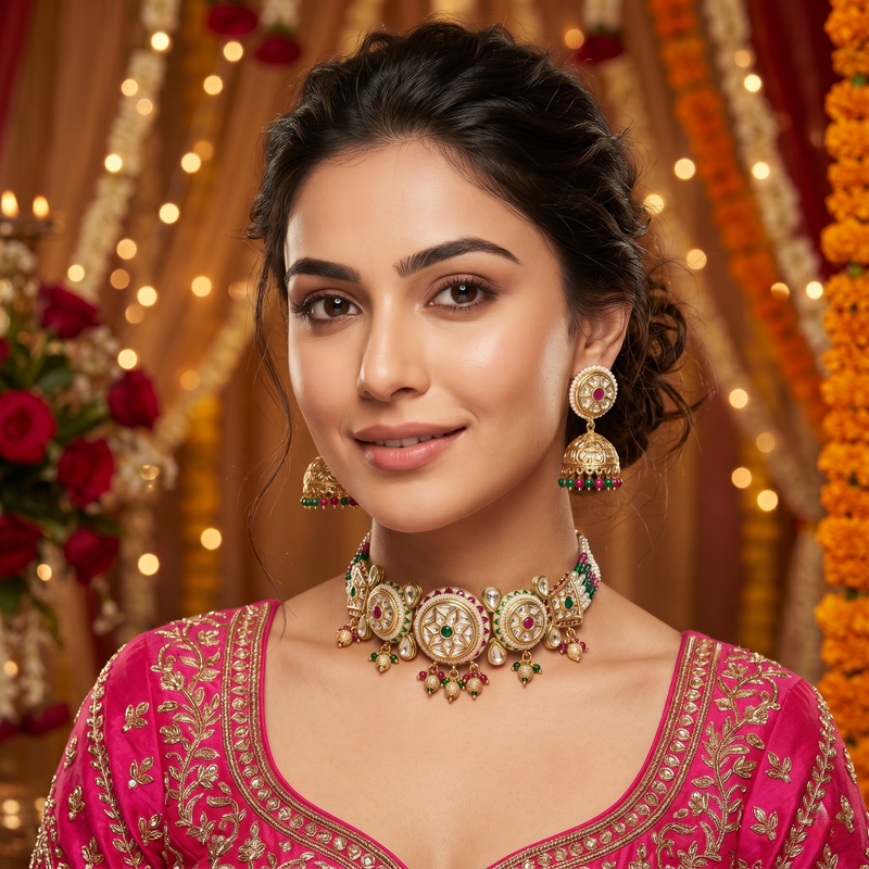 Kundan Necklace Sets — Bridal & Festive Kundan Jewellery