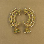 Nishtha Multicolor Kundan Ear Cuffs for Festive Wear