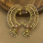 Nishtha Multicolor Kundan Ear Cuffs for Festive Wear