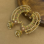 Nishtha Multicolor Kundan Ear Cuffs for Festive Wear