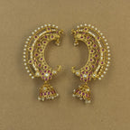 Rachita Ruby Kundan Ear Cuffs for Festive Wear