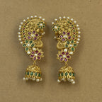Tejal Multicolor Kundan Ear Cuffs for Festive Wear