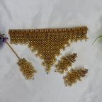 Traditional Choker Jewellery Set Earrings Maang Tikka