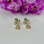 Mint Green Stone Kundan Choker Necklace Set Trendy Ethnic Bridal Jewellery