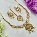 Polki Necklace Set with Pearl Drops – Heritage Wedding Jewellery