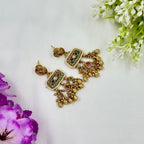 Kundan Heritage Stud Earrings – Elegant Ethnic Jewellery