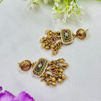 Kundan Heritage Stud Earrings – Elegant Ethnic Jewellery