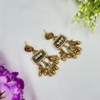 Pearl Drop Heritage Earrings – Royal Traditional Jewellery