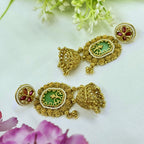 Heritage Chandbali Earrings – Mughal-Inspired Bridal Jewellery