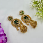 Temple Heritage Earrings – Antique South Indian Jewellery