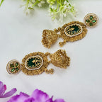 Temple Heritage Earrings – Antique South Indian Jewellery