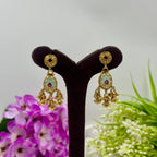 Heritage Kundan Chandelier Earrings – Bridal Ethnic Jewellery