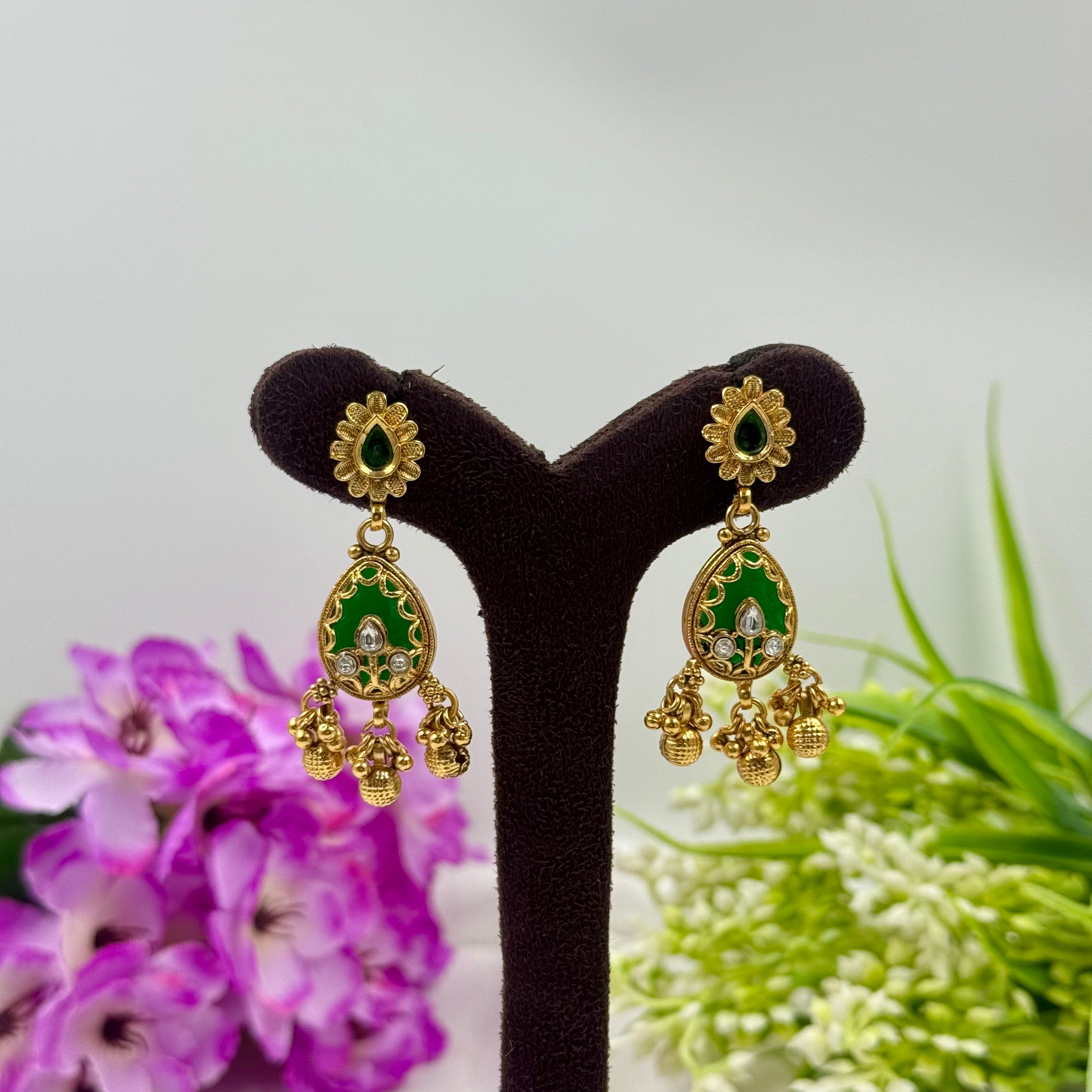 Statement Heritage Earrings – Royal Traditional Jewellery for SIdemaids