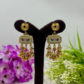 Kundan Heritage Stud Earrings – Elegant Ethnic Jewellery