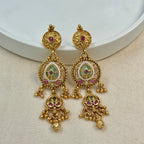 Rajkumari Mint Rajwadi Kundan Necklace Set