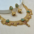Gajraj Mint Rajwadi Kundan Necklace Set