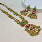 Rajrani Meher Green Ruby Rajwadi Kundan Long Haar