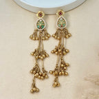 Meher Kashmiri Bridal Kundan Jhumka