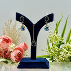 Anika Blue American Diamond Necklace Set