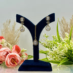 Aarohi White American Diamond Necklace Set