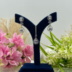 Ira White American Diamond Necklace Set