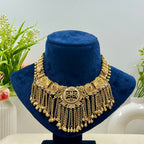 Anika Rajwadi Mint Green Kundan Necklace Set