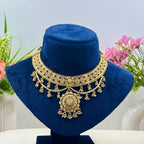 Anvitha Wedding Rajwadi Necklace Set