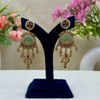 Meera Mint Green Rajwadi Necklace Set