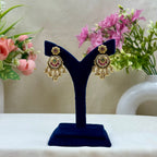 Ira Heritage Mint Kundan Necklace Set