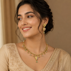 Nakshatra Multicolor Antique Necklace Set for Daily and Festive Wear