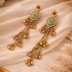 Sahar Kashmiri Royal Jhumka Earrings