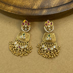 Ananya Mint Rajwadi Long Necklace Set for Bridal Wear