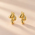 Trio Drop Stud Earrings