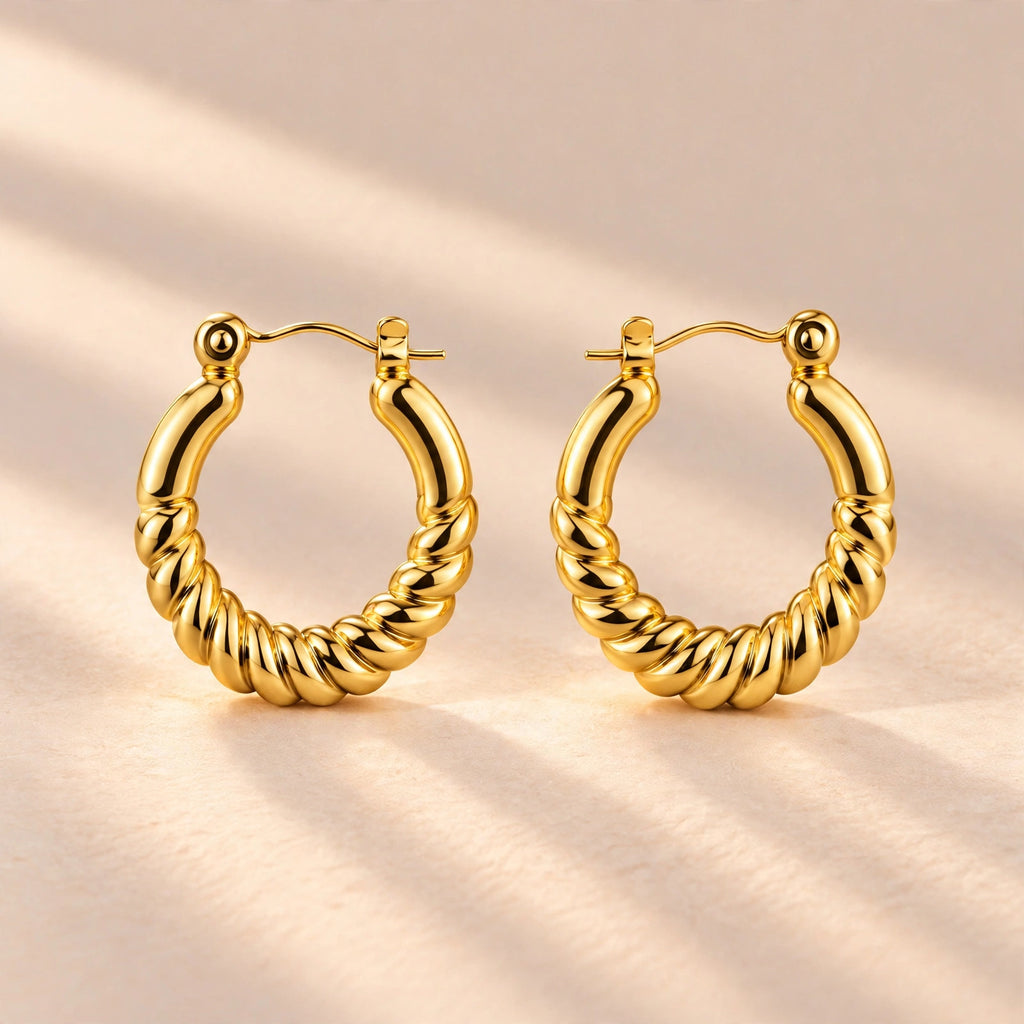Croissant Hoop Earrings
