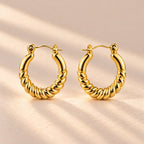 Croissant Hoop Earrings
