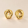 Infinity Knot Stud Earrings