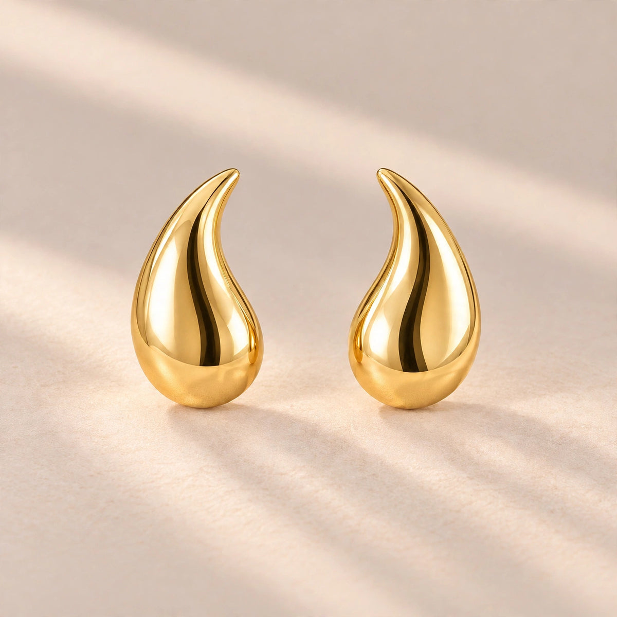 Teardrop Stud Earrings
