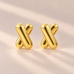 Cross Stud Earrings